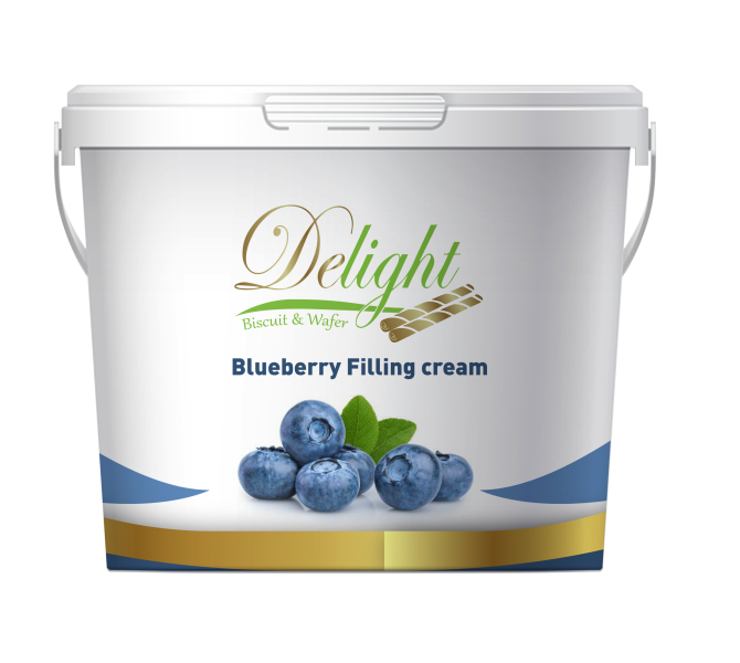 Blueberry filling cream